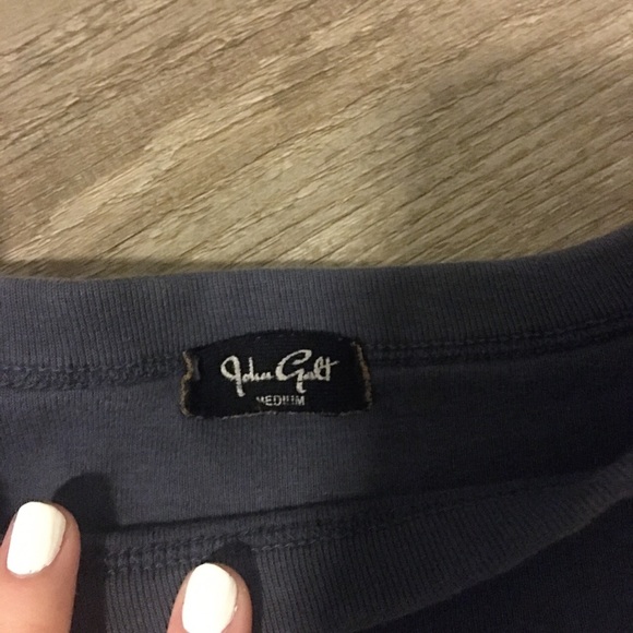 John Galt navy blue crop top - Picture 3 of 3